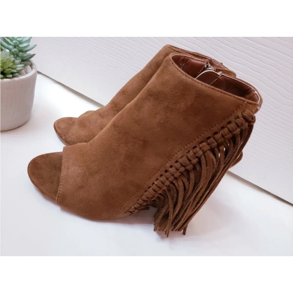 Matisse Shoes - Booties Ankle Boots Stacked Heel Brown